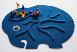RootyRUG - Kořenový koberec KIDS – Modrý - Elephant Blue