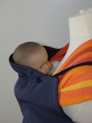 Ochranná kapsa na nošení ŠaNaMi s kapuckou - zimní