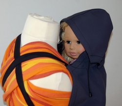 Ochranná kapsa na nošení ŠaNaMi s kapuckou - zimní