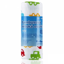 Bambusová osuška - auta