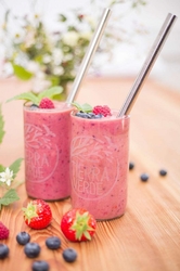 Nerezové brčko široké na smoothie