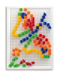 Quercetti - Mozaika - Fantacolor Portable 100ks čtverečky a trojůhelníčky