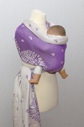 Šátek na nošení miminek a dětí ŠaNaMi - Levandule - fialová