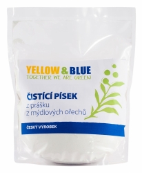 YELLOW & BLUE - Čistící písek z prášku z mýdlových ořechů