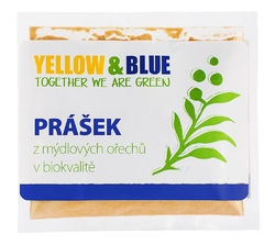 Prášek z mýdlových ořechů YELLOW & BLUE - bio kvalita