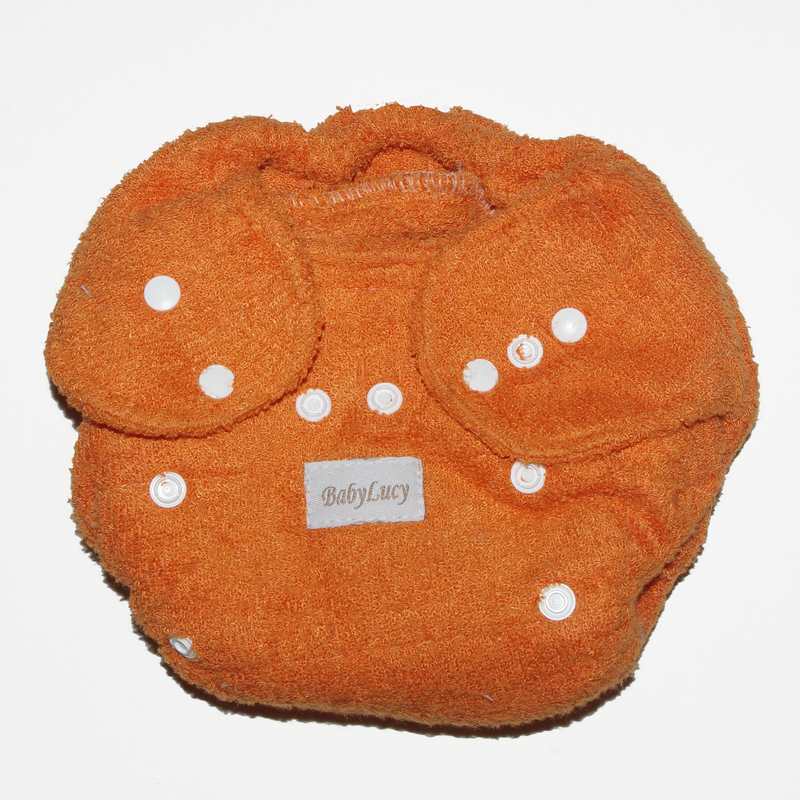 Baby Lucy - Bambusová kalhotková plena - oranžová