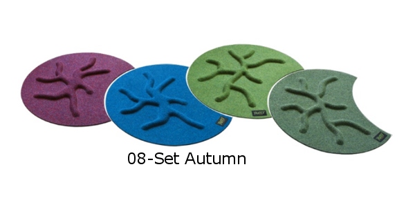 RootyRUG - Kořenový koberec Walk (Set 4 kusů) - Různé barvy
