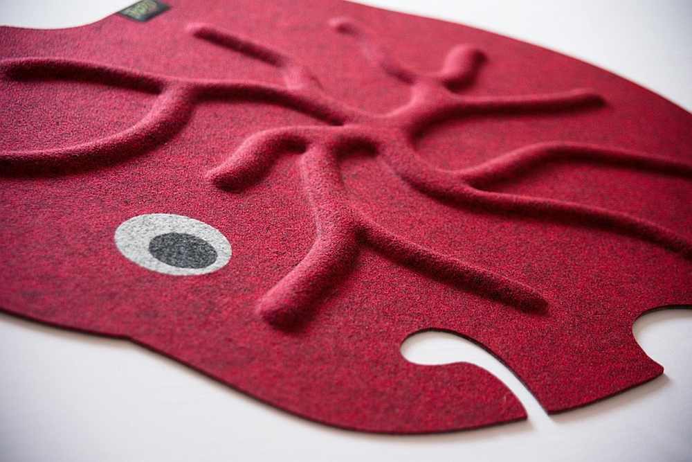 RootyRUG - Kořenový koberec KIDS – Červený - Elephant Red