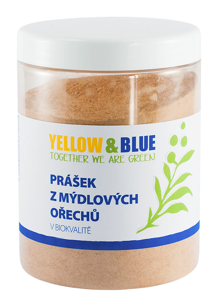 Prášek z mýdlových ořechů YELLOW & BLUE - bio kvalita